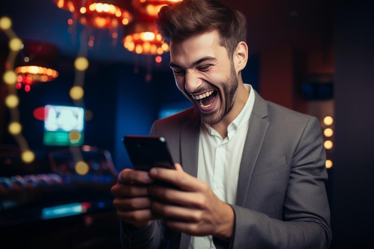 Antarmuka aplikasi mahkota4d menampilkan live-dealer tables dan sportsbook di perangkat mobile